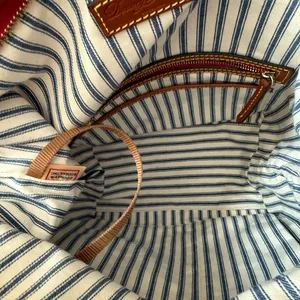 DOONEY & BOURKE WAYFARER BAG TAN HOBO BOHO 12x13”‎ 10” Handle Drop T thumbnail 11