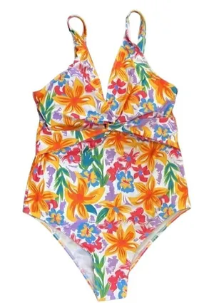 Mom Approved Floral One Piece Swimsuit Medium thumbnail 1