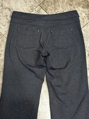 Athleta Bettona Classic Pant Heather Gray Flare Leg Mid Rise Medium thumbnail 8