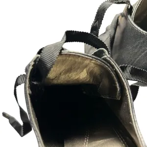 Tahari Grace Shoes Leather Gothic Victorian Boho Lace Up Booties SZ 7.5 Heels thumbnail 8