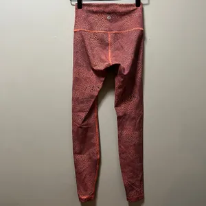 Lululemon Wunder Train HR size 4 Leggings‎ Crackle Vintage Orange Larkspur 28' thumbnail 3