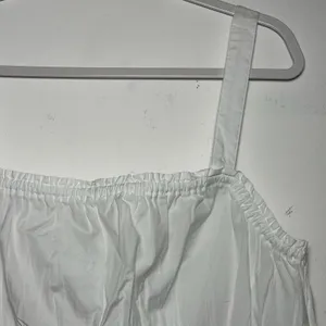 Madewell White Smocked‎ Square Neck Tie Front Tank Top XL thumbnail 11