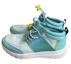 Hey Dude Sirocco Mid Sport Teal Lace Up Sneakers Women US Size 7 EUC‎ outdoor thumbnail 1