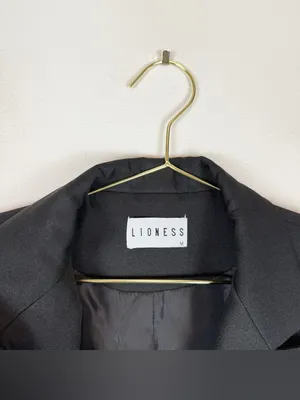 Lioness Palermo Blazer‎ Black Double Breasted Size Medium thumbnail 12