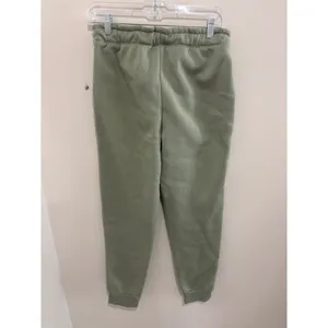 Olive +‎ Oak Sage Green Fleece Joggers Sweatpants Pockets Womens Medium thumbnail 10
