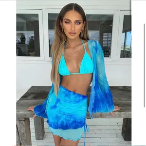Tiger Mist Bikini Top And Wrap Top thumbnail 6