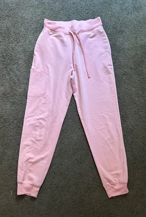 Mandala scrub bottoms Pink Size XS thumbnail 1