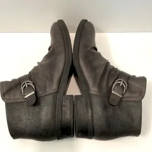 Baretraps- Black Ankle Bootie Style Yulia with Silver Buckle Detail- Size 8.5 thumbnail 7