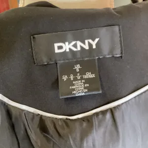 Donna Karan DKNY Black Trench Coat with‎ Hood thumbnail 6