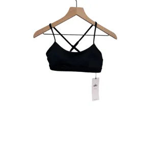 Alo Yoga Airlift Intrigue Sports alo Bra Black XS NWT Authentic thumbnail 3