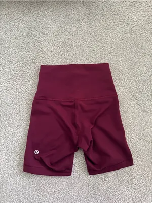 Lululemon Wunder Train High-Rise Short 6" size 0 garnet thumbnail 4
