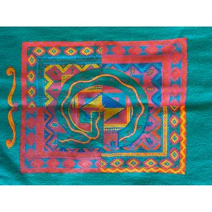 Vintage Gitano Teal Green Geometric Graphic Sweatshirt Cotton Small thumbnail 6