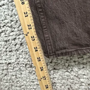 Y2K Abercrombie & Fitch Women's 90s Straight Mid Rise Jeans Brown Size 25 Grunge thumbnail 6