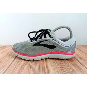 Brooks PureFlow 7 Women's Size 7.5 Gray Black Pink Running Shoes Sneakers thumbnail 3