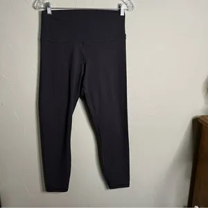 Everlane The Perform Renew High Rise Purple Gray Athleisure Ankle‎ Leggings thumbnail 3