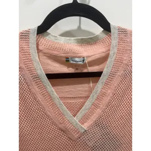 Smart Wool Everyday Exploration Pink Tunic Merino Wool Sweater Sz M thumbnail 3