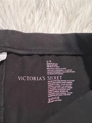 Victoria's Secret Womens Size Small Pajama Shorts Sweatshorts Black Crochet Lace thumbnail 7