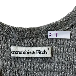 Abercrombie & Fitch Gray Dotted V-neck Bodysuit Women's Top Size Medium | 2-8 thumbnail 3