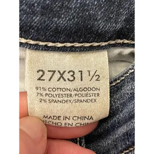 BKE Jeans Payton Straight Medium Wash Denim 27” The Buckle Low Rise 29.5”inseam thumbnail 4