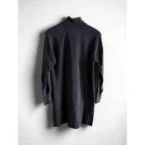 Lululemon Quarter Zip Long Sleeve Athletic Dress Charcoal Gray Thumbholes size 4 thumbnail 2