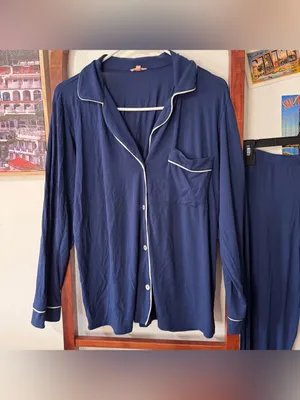Eberjey Gisele TENCEL Modal Long Sleeve Pajama Set thumbnail 4
