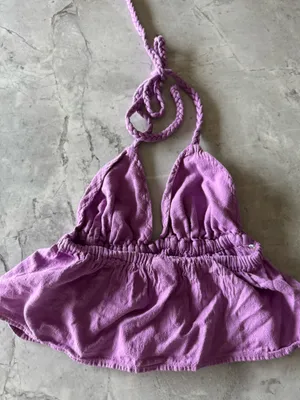 Blanco By Nature Halter Top Purple thumbnail 2
