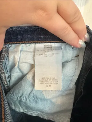 Levi's 505 Straight Leg Women's Jeans - Dark Indigo Blue thumbnail 4