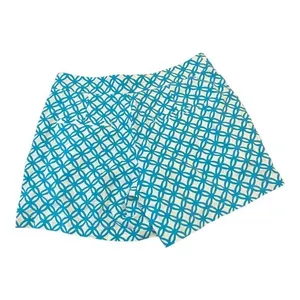 Market & Spruce women’s linen Blend‎ Size 6 Shorts Teal White thumbnail 2