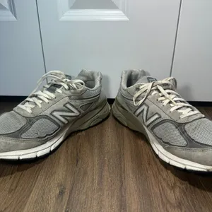 New Balance 990v4 Sneakers Women 9.5 Gray Suede Mesh USA Made Casual Running Dad thumbnail 6