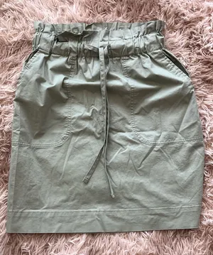 A New Day Sage Green Skirt. Elastic Waist. XS thumbnail 1