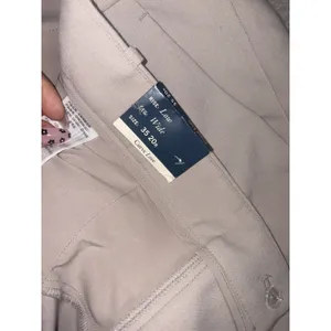 NWT abercrombie beige wide leg dress pants pleated 35/20R Curve Love Plus Sloane thumbnail 5