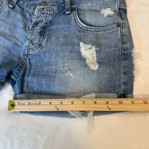 Anine Bing Size-M Ladies‎ Boyfriend Denim Shorts Distressed thumbnail 6