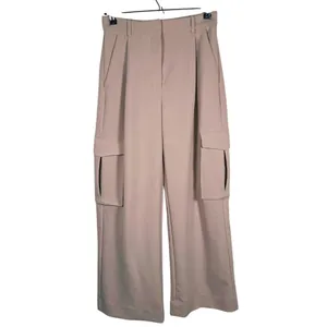 Abercrombie & Fitch Sloane Tailored Cargo Pants Size 26 (2) Beige Utility Scandi thumbnail 2