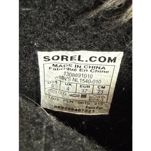 Sorel Joan of Arc‎ Black Waterproof Winter Snow Boots NL2429-010 Womens 6 thumbnail 6