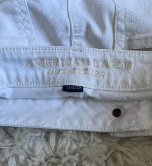 White Jean Shorts thumbnail 3