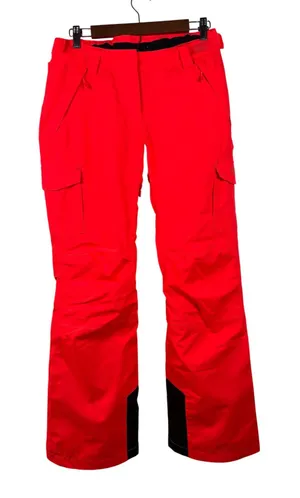 Helly Hansen Switch‎ Cargo Snow Pants Small Neon Coral RECCO Ski Snowboard thumbnail 1