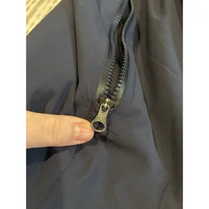 Lululemon women's navy blue lightweight hooded windbreaker jacket 6 thumbnail 4