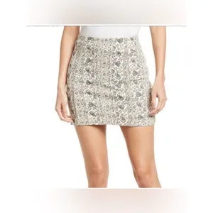 NWT Free People Floral Mini Skirt size XS thumbnail 2