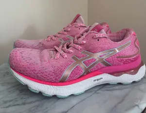 ASICS Gel Nimbus 24 LE Women’s Size 9 Cotton Candy Rose Gold Pink Running Shoes thumbnail 1