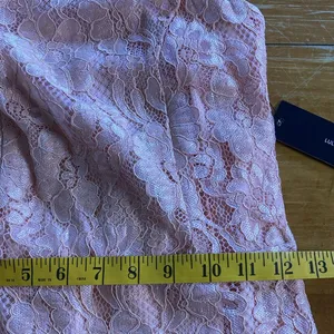 Lulus New Wishful Wanderings Blush Pink Lace Sleeveless Tie Back Midi Dress M thumbnail 6