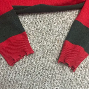 Freddy Krueger Cropped Sweater Red Size L thumbnail 3