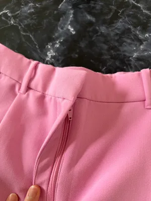 Abercrombie pink trouser shorts thumbnail 3