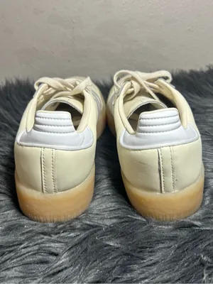 adidas Originals Sambae Sneakers Beige and White Rubber Sole Size 10 thumbnail 9