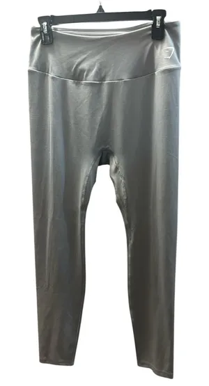 Gymshark high rise light grey activewear leggings size XXL yoga fitness thumbnail 1