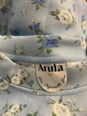 Arula Super Soft Floral Crop Sweatshirt NWT 2X thumbnail 2