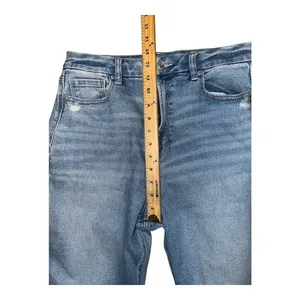 American Eagle Womens Stretch Ripped Curvy Mom‎ Jeans, Size 8 LONG thumbnail 7