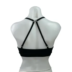 Oner Active Everyday Black Crossback Workout Active Sports Bra Crop Tank Top S thumbnail 3