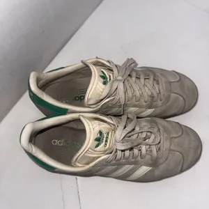 Adidas Gazelle Streetwear Bold Cream White Green Beige Shoes Sneakers Size 8.5 thumbnail 7