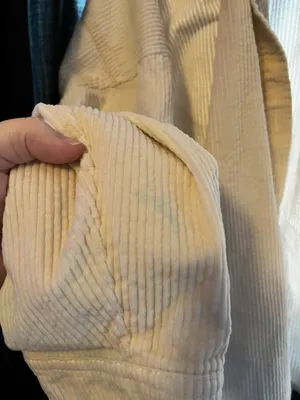 American Eagle Cropped Corduroy Button Up thumbnail 3