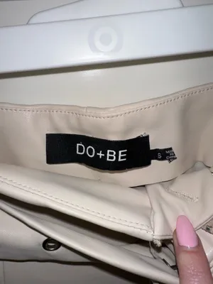 DO+BE White leather shorts thumbnail 3